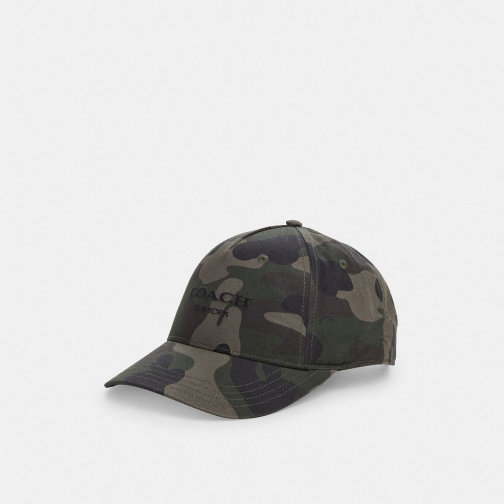 Coach Embroidered Baseball Hat Classic Camo