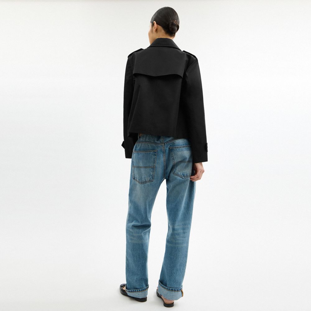 Coach Short Trench Black