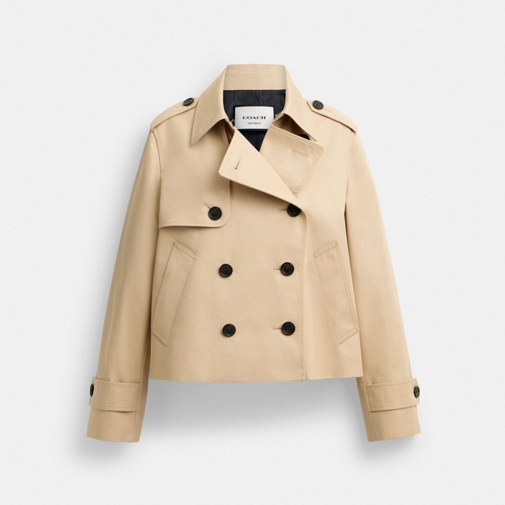Coach Short Trench Light Khaki