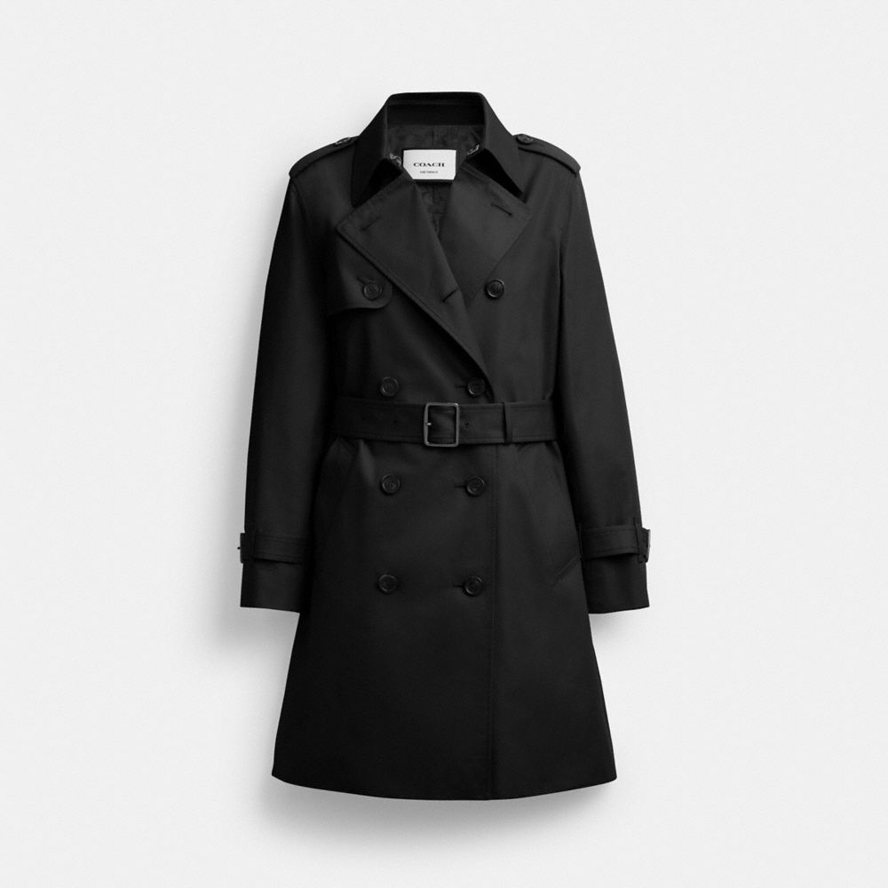 Coach Mid Trench Black