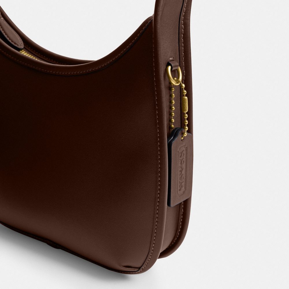 Coach Curve Zip Bag Brass Maple