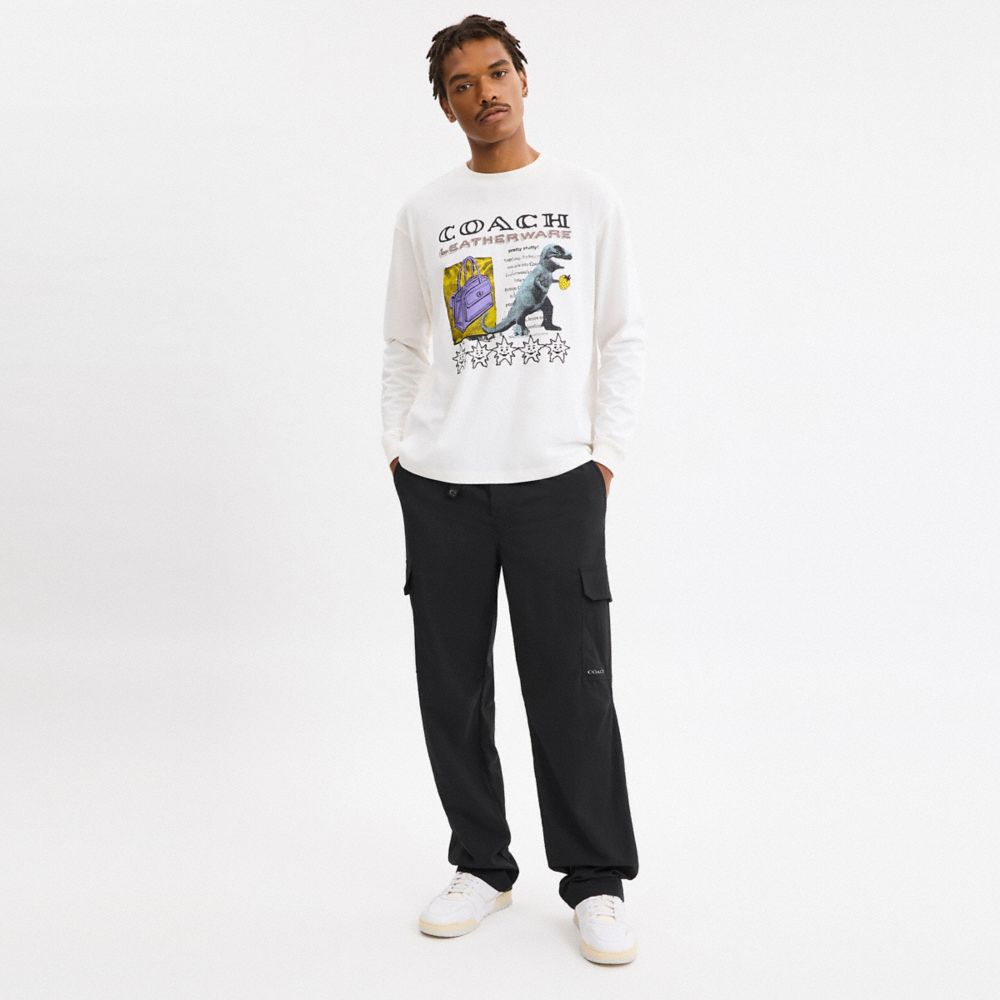 Coach Nylon Utility Pants Black