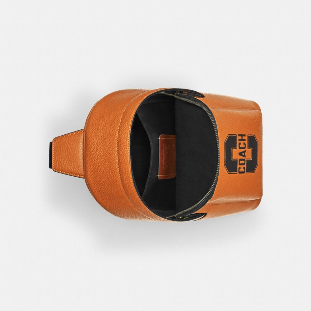 Coach West Pack With Varsity Motif Qb Toffee Black