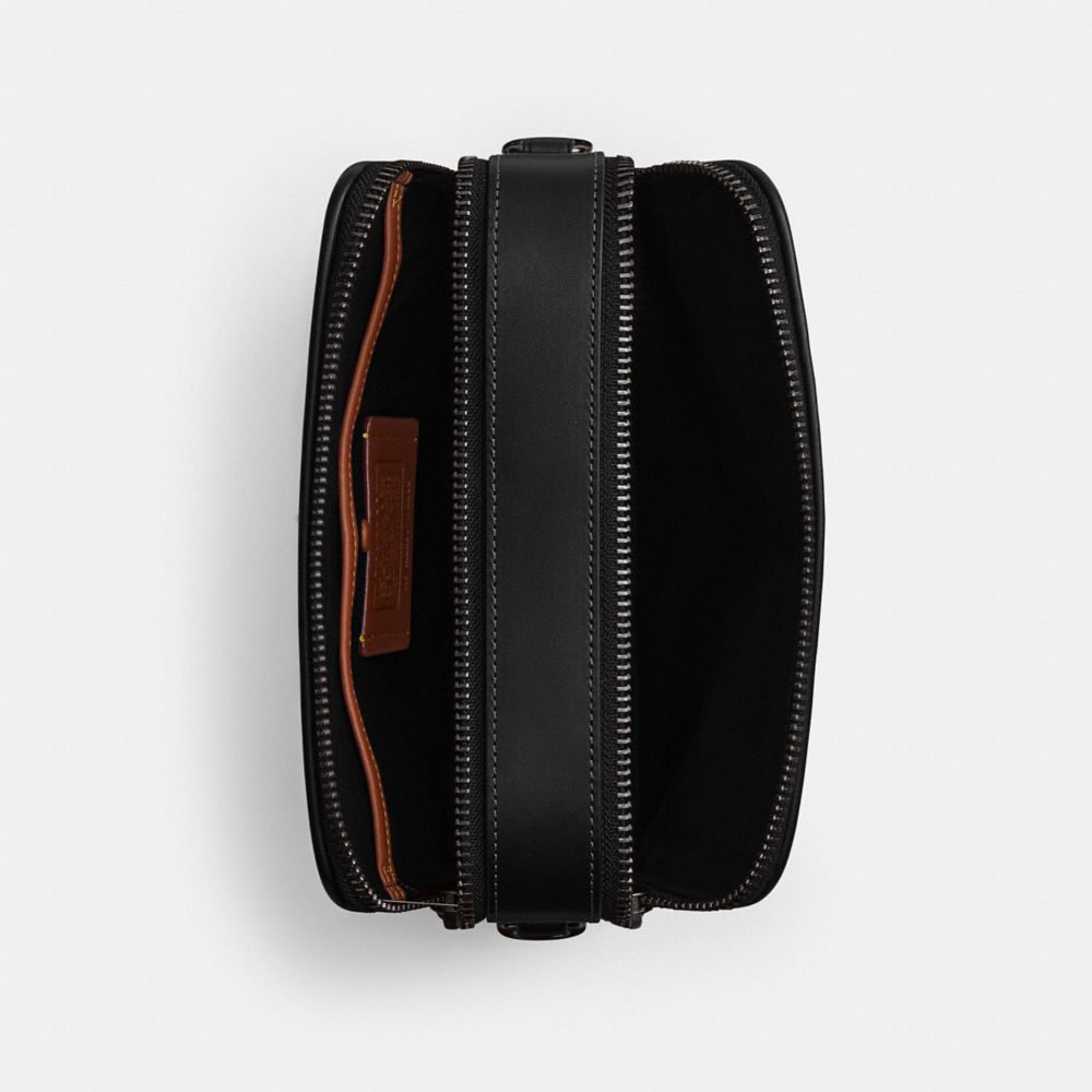 Coach Charter Crossbody Bag 24 With Patchwork Denim Multi