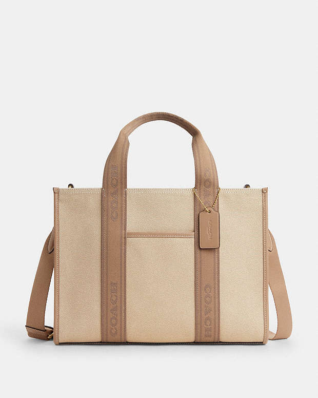 Smith Tote Bag Canvas-Im-Dark Natural Multi Canvas-Im-Dark Natural Multi