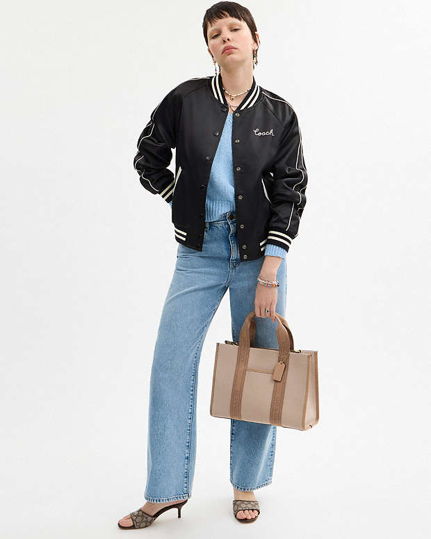 Smith Tote Bag Canvas-Im-Dark Natural Multi Canvas-Im-Dark Natural Multi