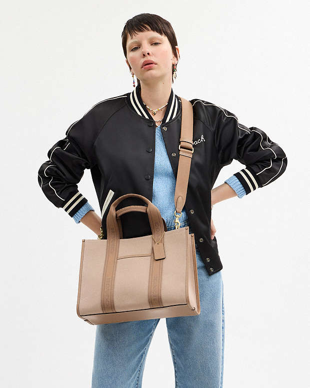 Smith Tote Bag Canvas-Im-Dark Natural Multi Canvas-Im-Dark Natural Multi