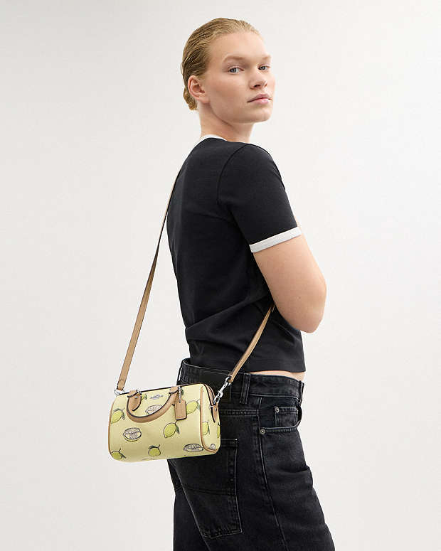 Mini Rowan Crossbody Bag With Lemon Print Sv-Garden Glade Multi Sv-Garden Glade Multi