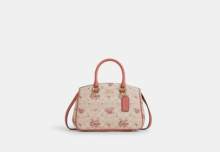 Coach Savannah Small Carryall Bag In Signature Canvas With Floral