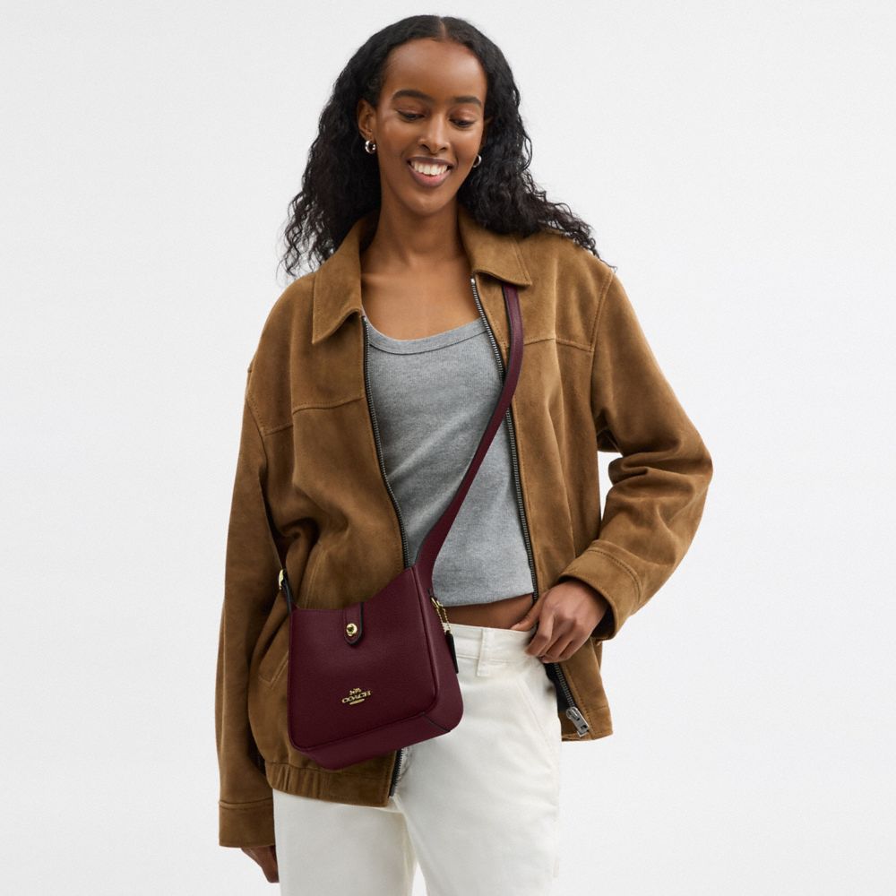 Coach Hadley Mini Crossbody Bag Im Dark Wine