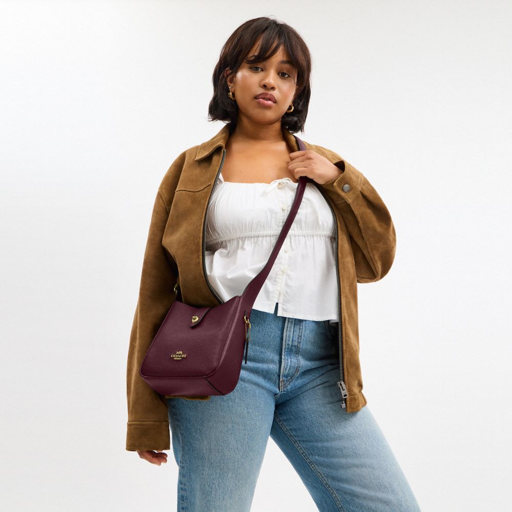 Coach Hadley Mini Crossbody Bag Im Dark Wine