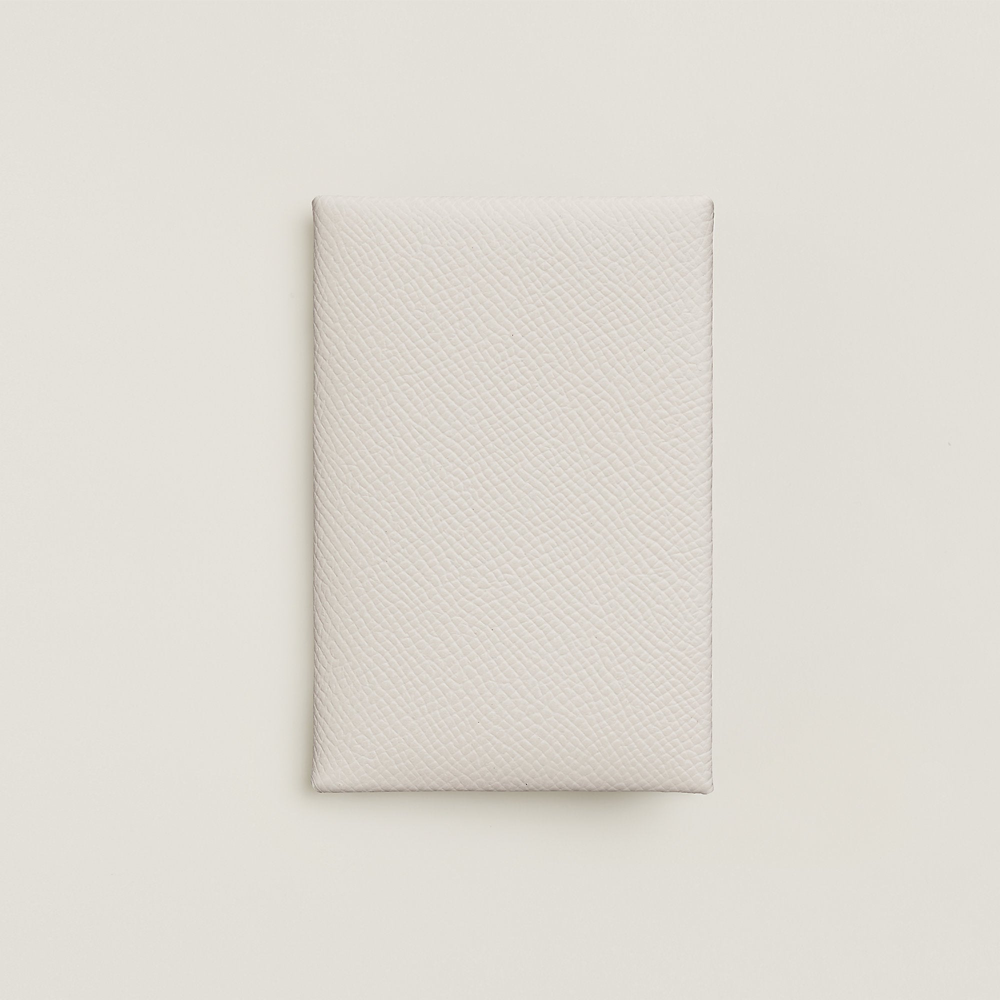 Hermes Calvi Card Holder Gris Ple
