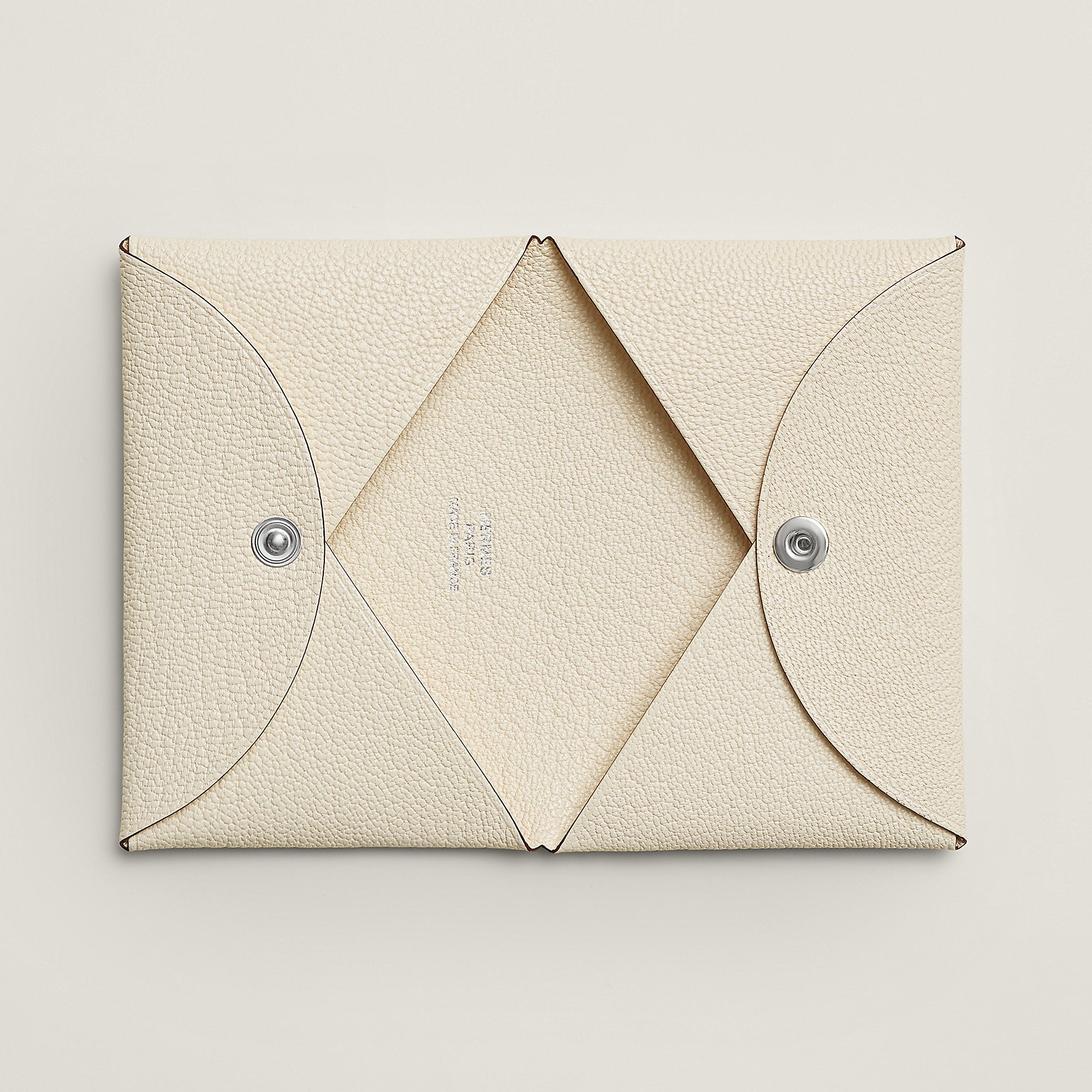 Hermes Calvi Card Holder Nata