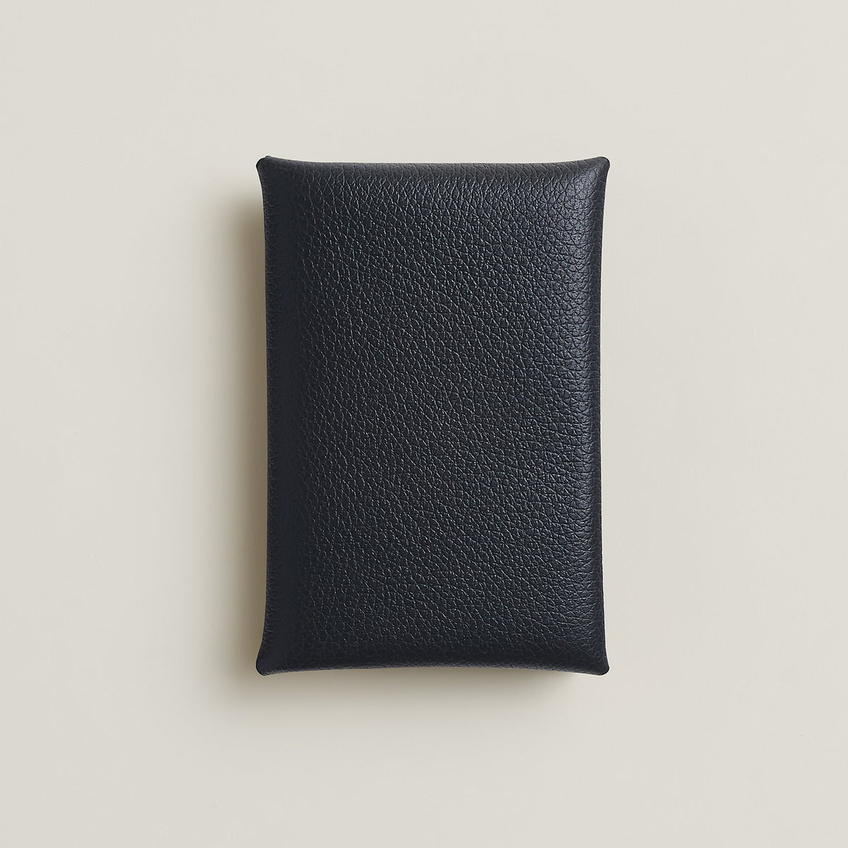 Hermes Calvi Card Holder New Bleu Ocan