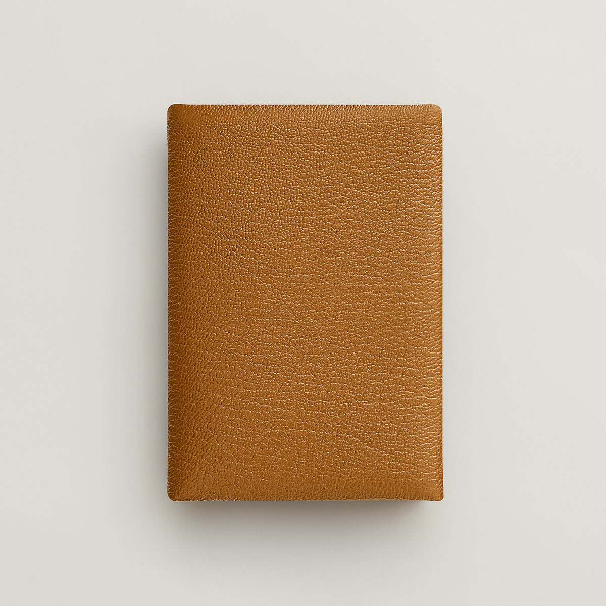 Hermes Calvi Duo Compact Card Holder Caramel