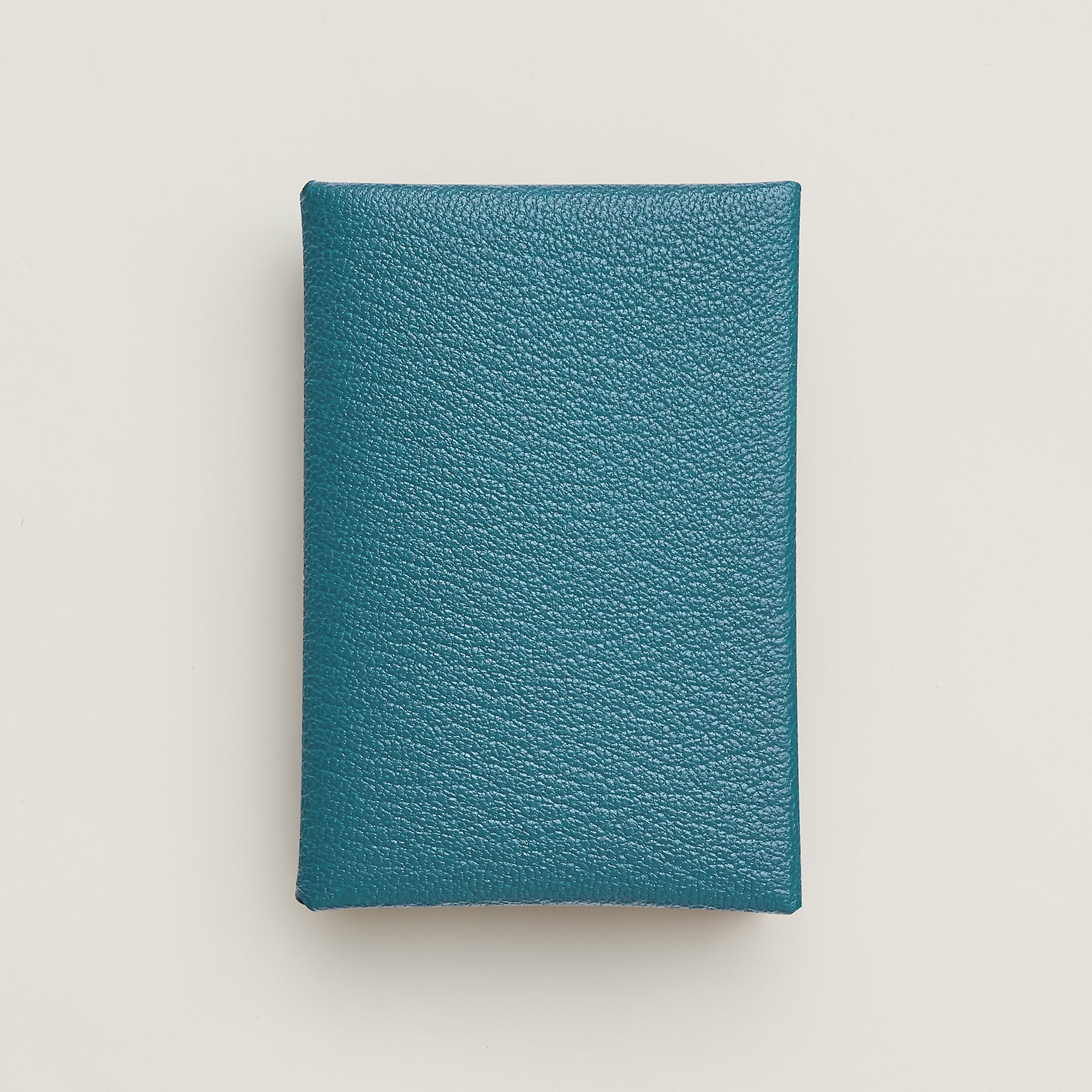 Hermes Calvi Duo Compact Card Holder Jaune Citron
