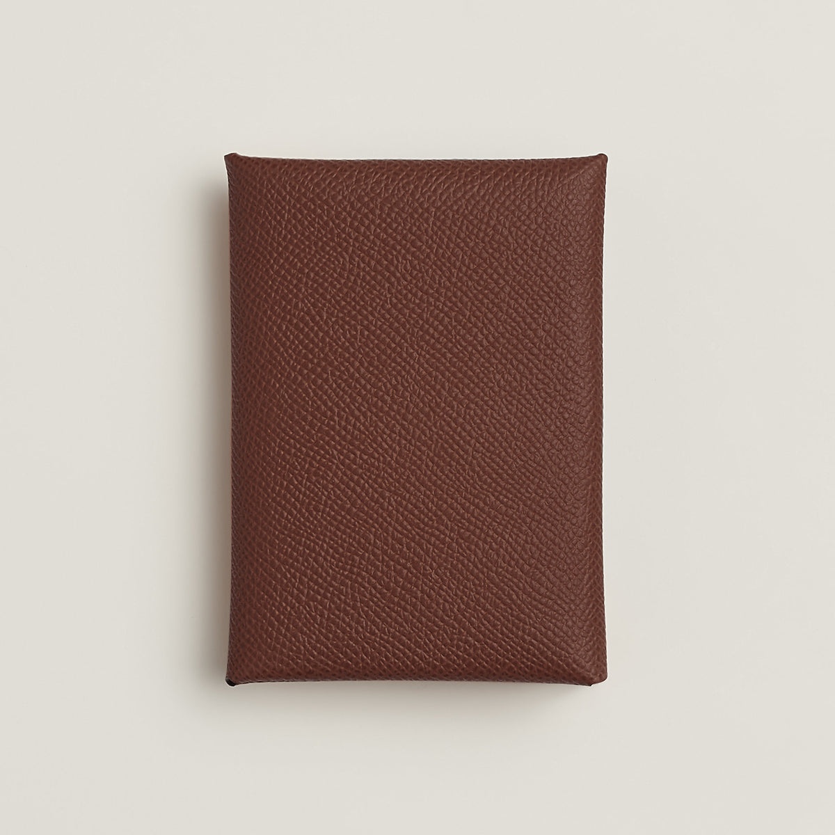 Hermes Calvi Duo Compact Card Holder Terre