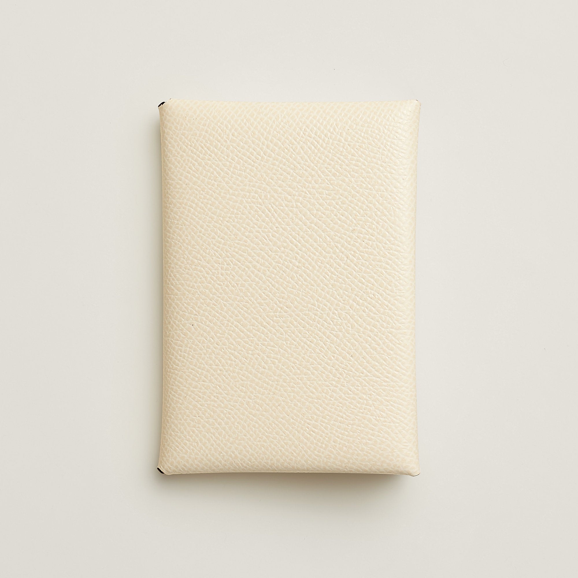 Hermes Calvi Duo Compact Card Holder Nata