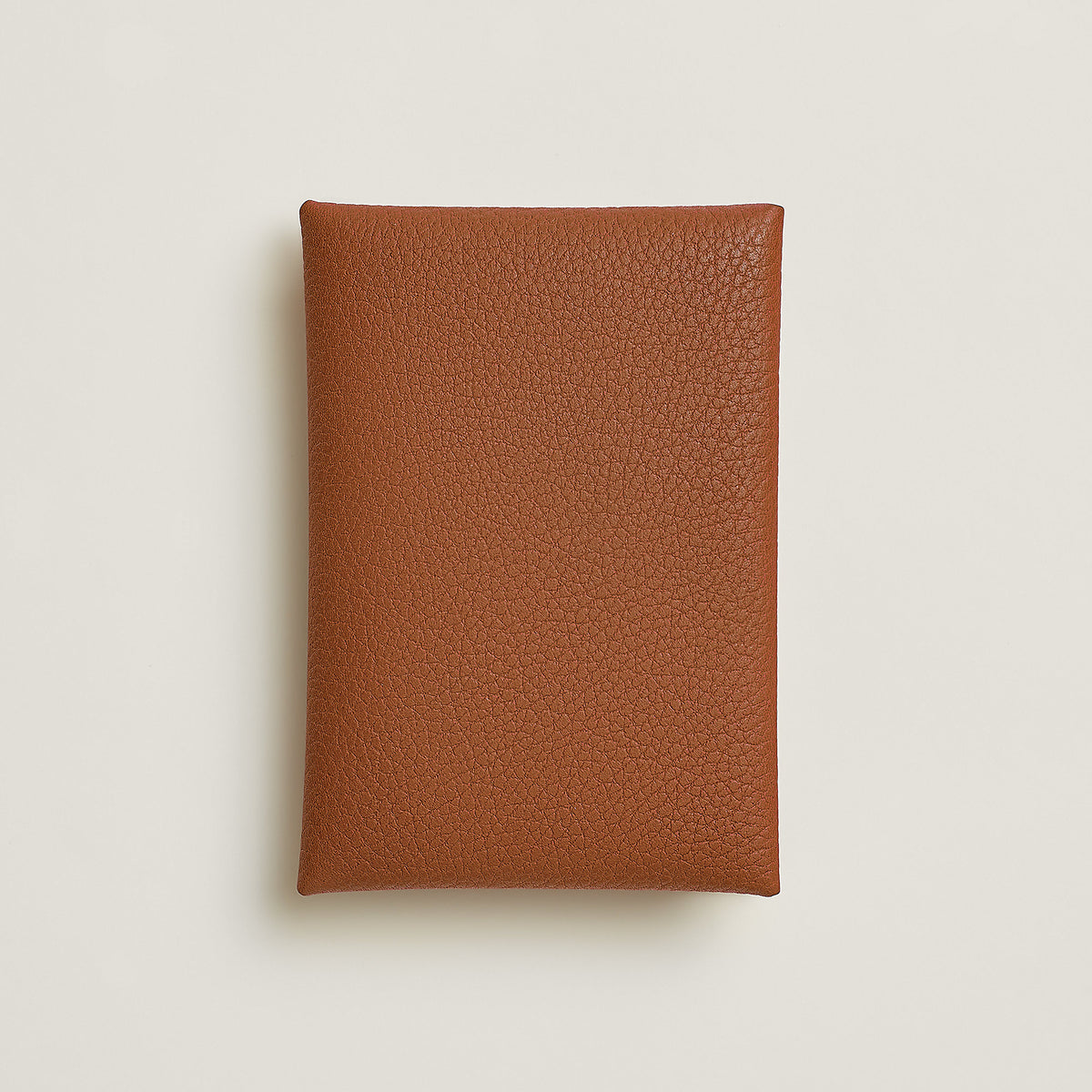 Hermes Calvi Duo Compact Card Holder Fauve