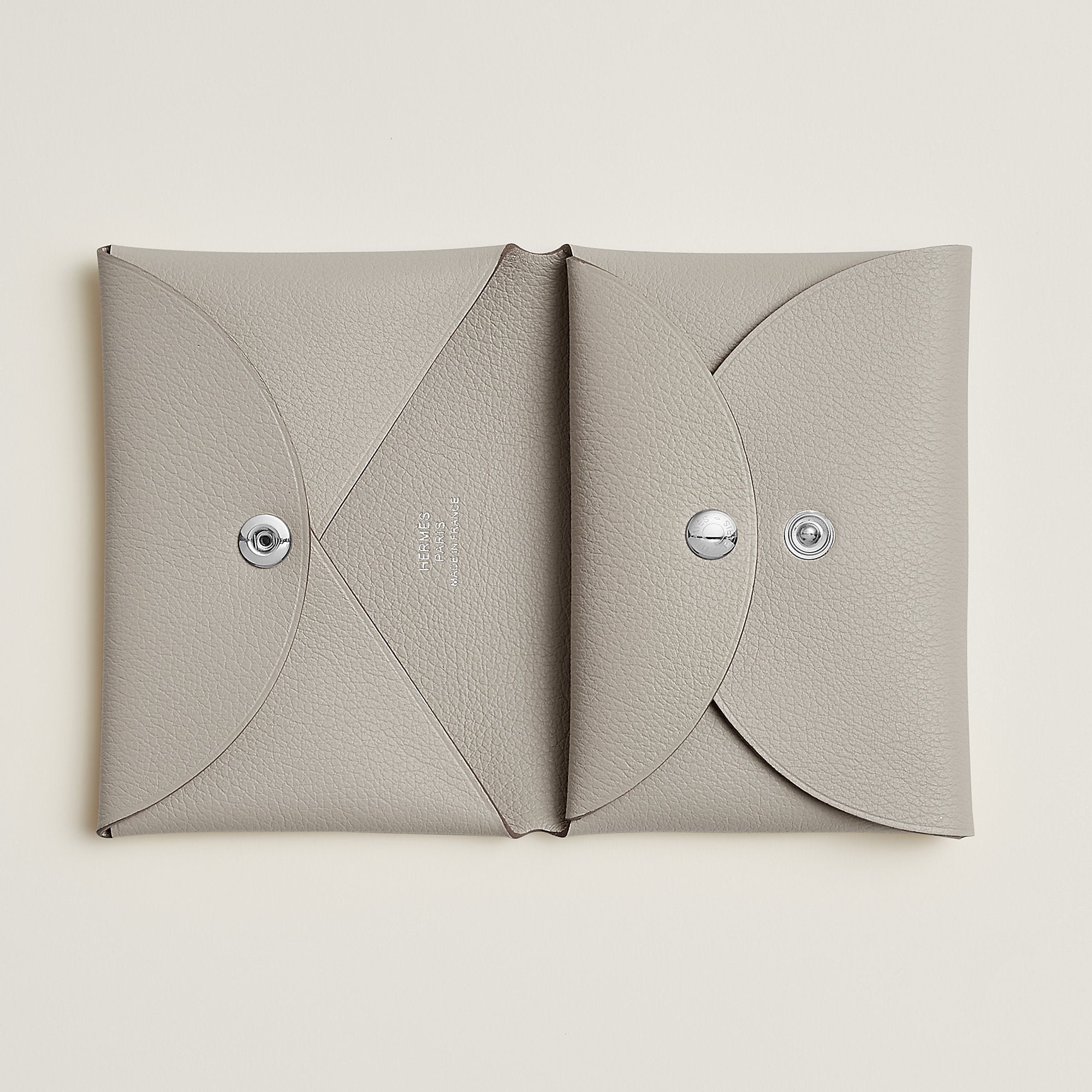 Hermes Calvi Duo Compact Card Holder Bton