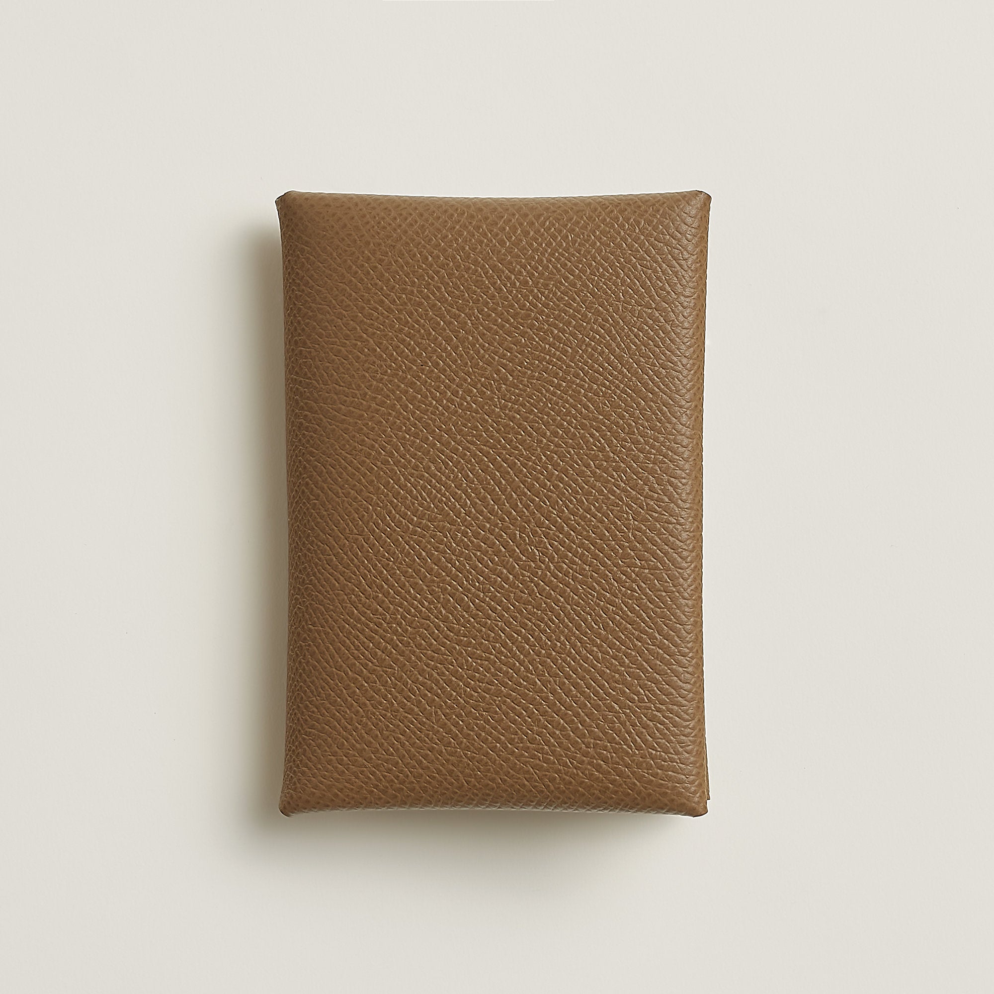 Hermes Calvi Duo Compact Verso Card Holder Alezan