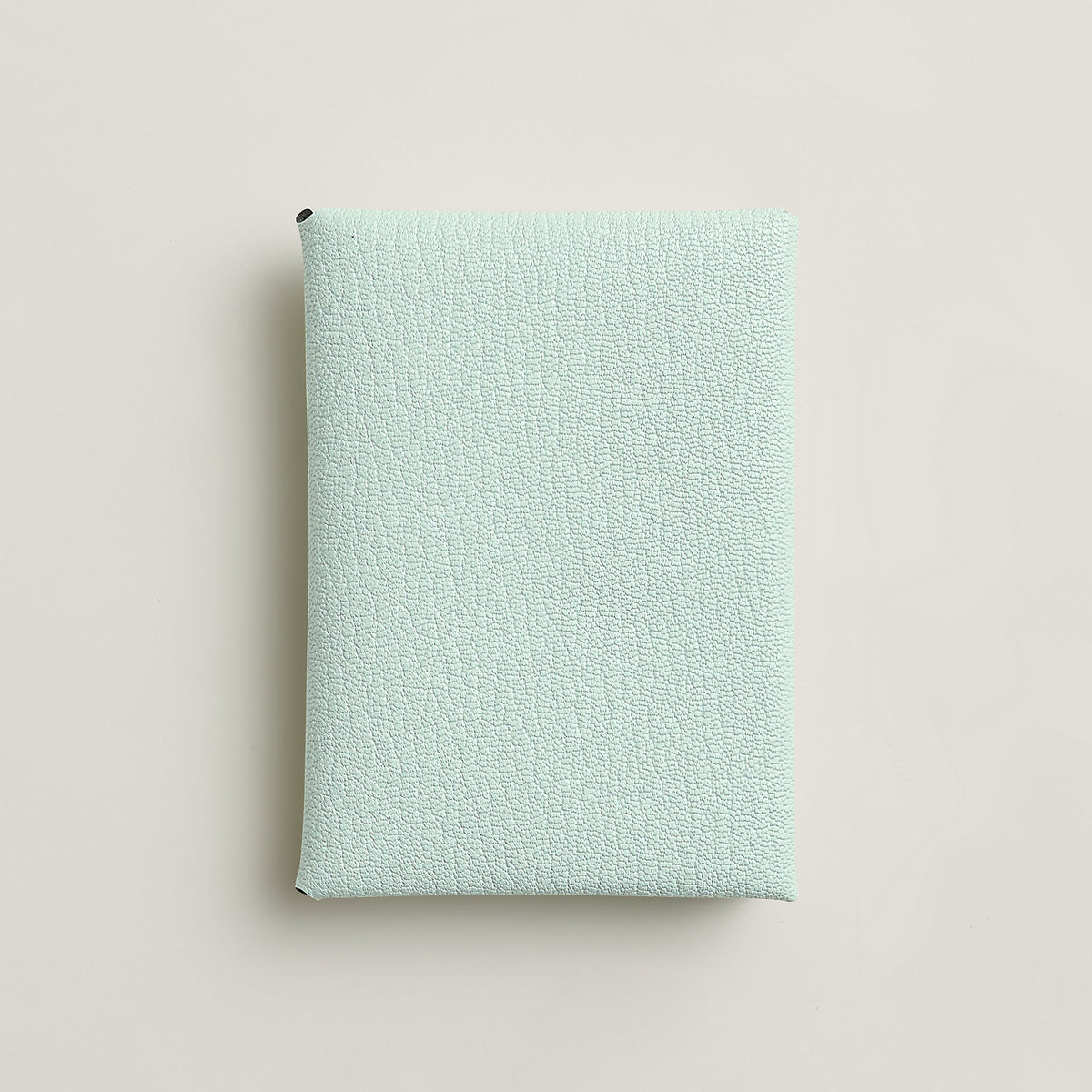 Hermes Calvi Duo Compact Verso Card Holder Vert Peppermint