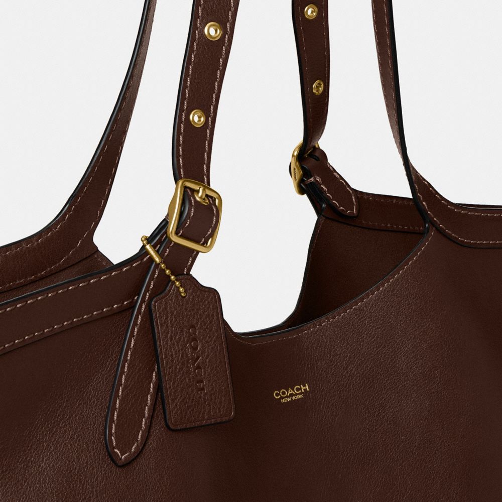 Coach Gramercy Tote Bag Brass Maple