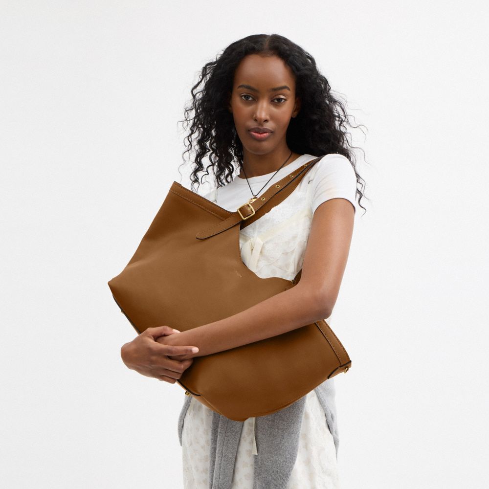 Coach Gramercy Tote Bag Brass Honey Brown