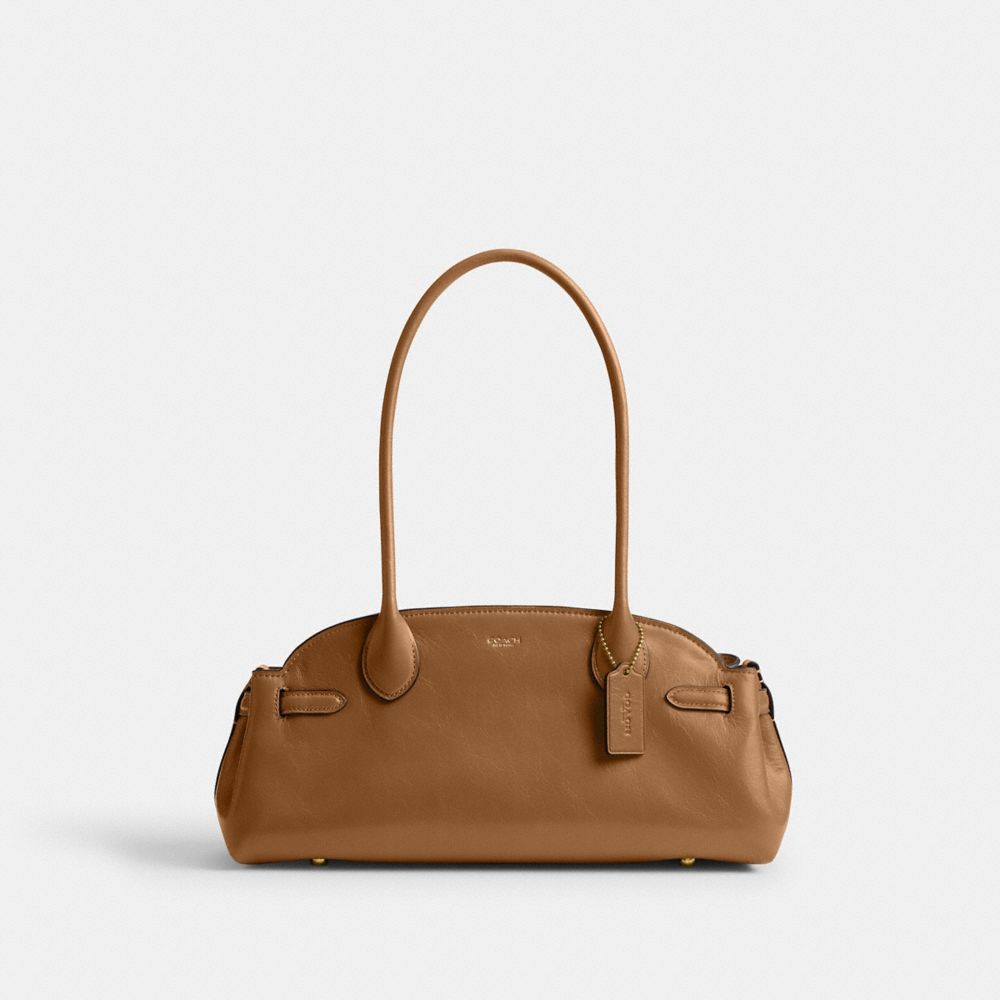Coach Empire Carryall Bag 34 Brass Honey Brown
