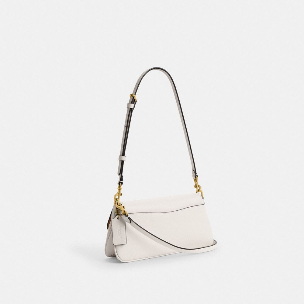 Coach Jet Shoulder Bag Brass Chalk
