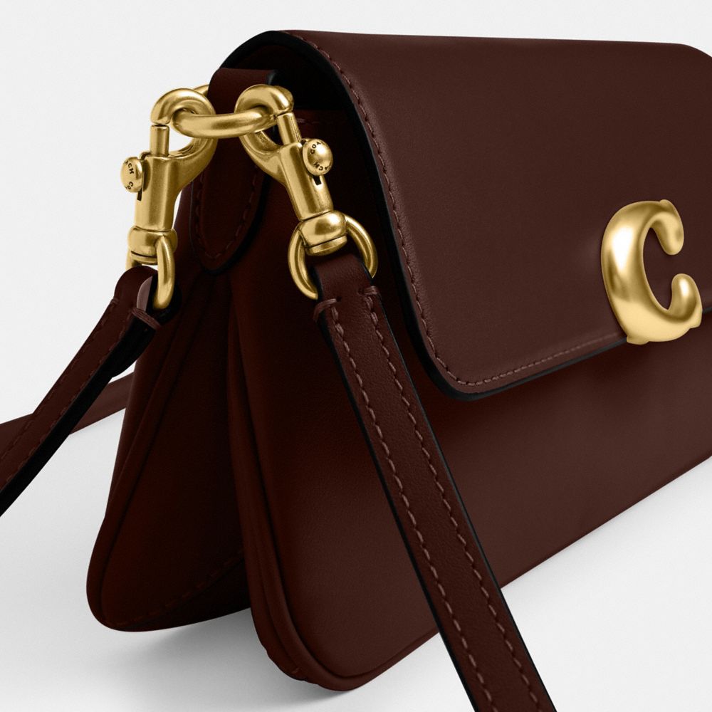 Coach Jet Shoulder Bag Brass Maple