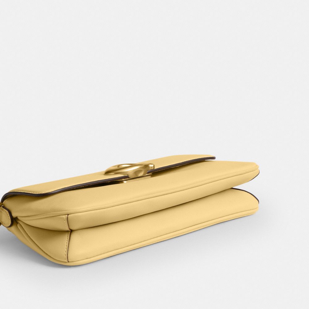 Coach Jet Shoulder Bag Brass Vanilla