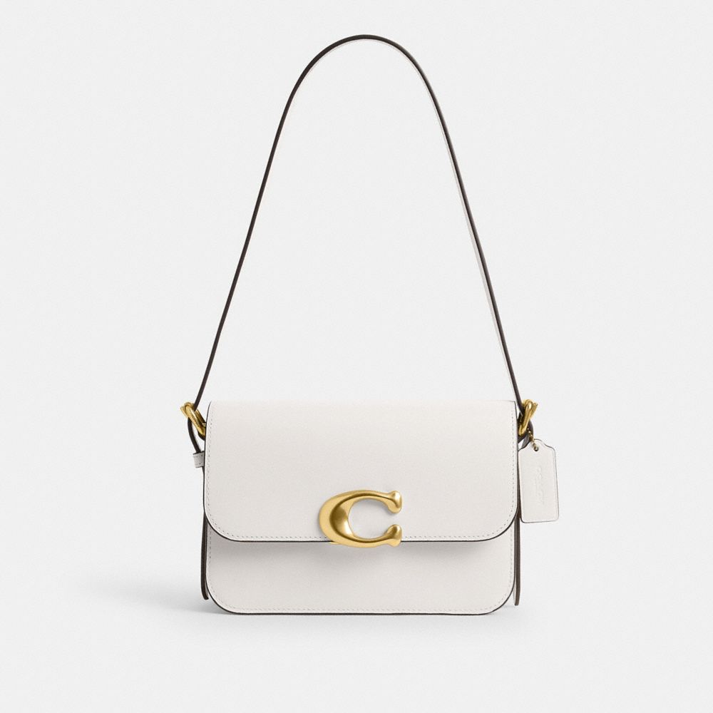 Coach Sage Shoulder Bag Brass Chalk