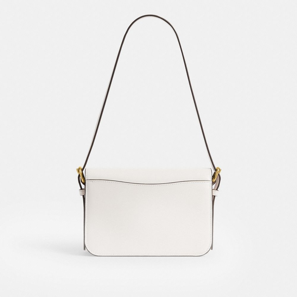Coach Sage Shoulder Bag Brass Chalk