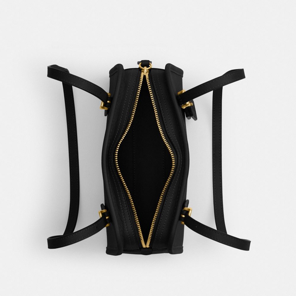 Coach Swing Zip Bag 20 Brass Black