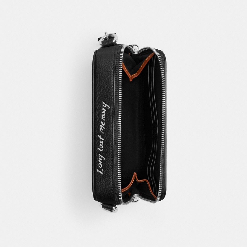 Coach Charter Crossbody Bag 19 With Sketch Print Black