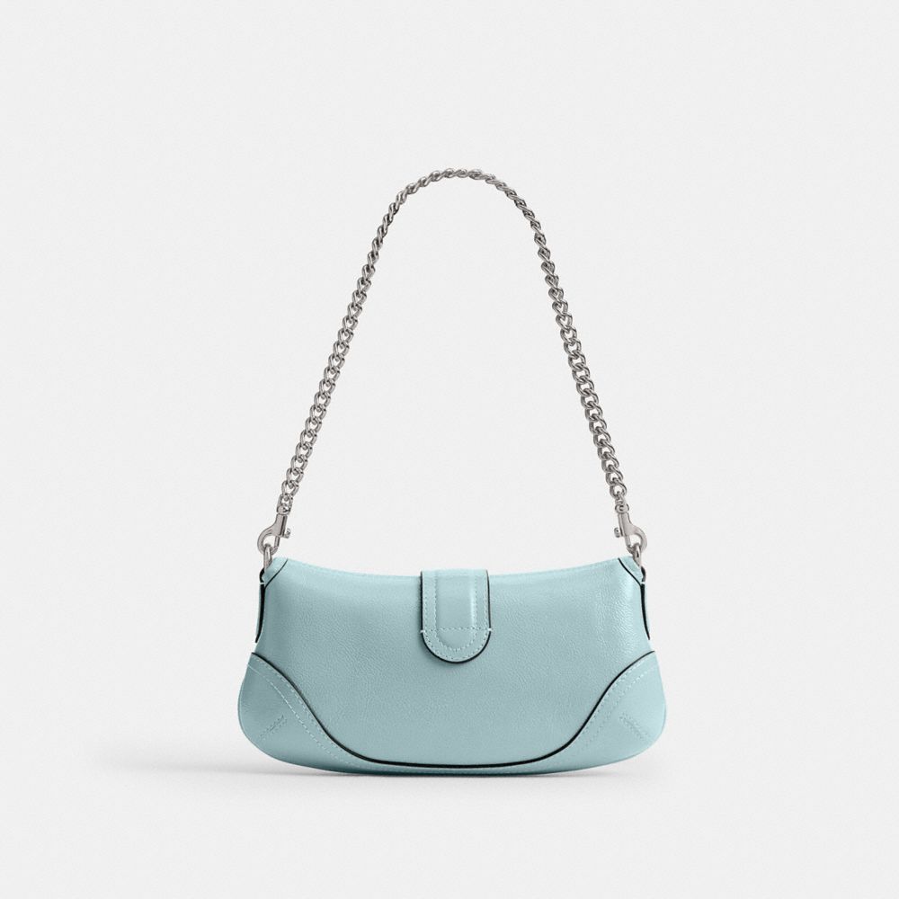 Coach Soho Bag 25 Silver Light Blue