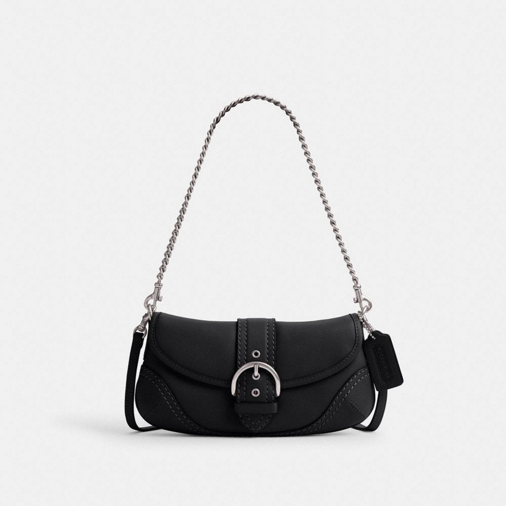 Coach Soho Bag 25 Silver Black