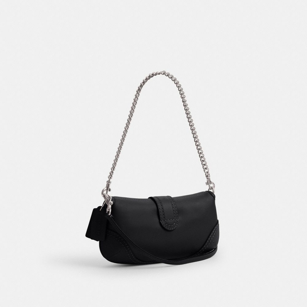 Coach Soho Bag 25 Silver Black