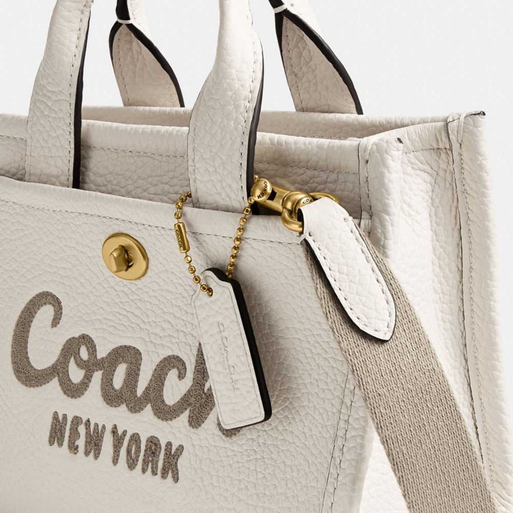 Coach Cargo Tote Bag 20 Brass Chalk