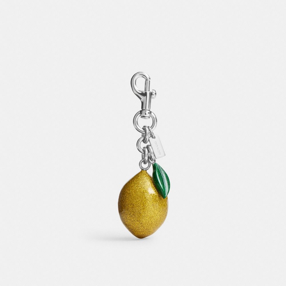 Coach Lemon Bag Charm Sv Garden Glade