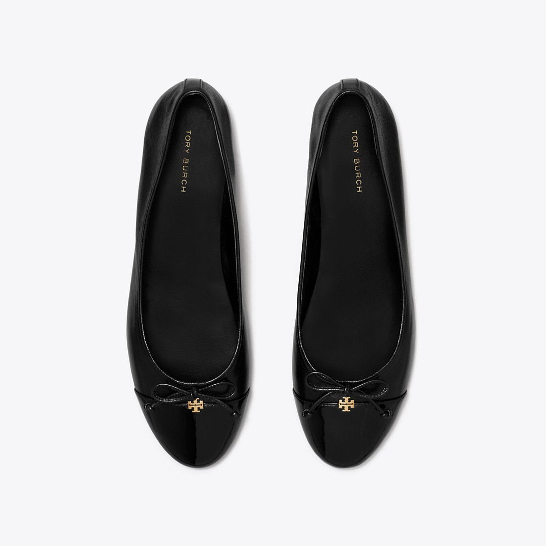 Tory Burch Cap-Toe Ballet PERFECT BLACK / PERFECT BLACK