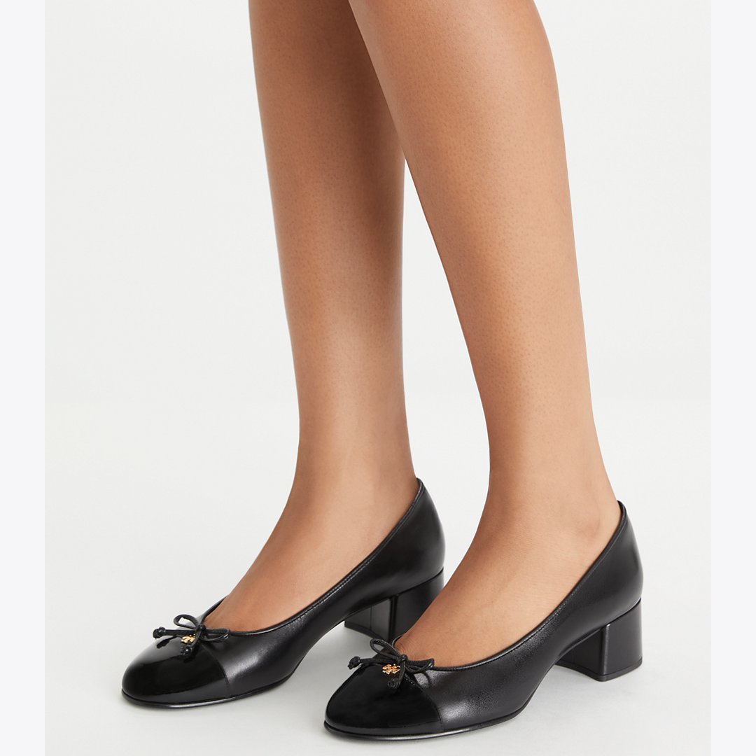 Tory Burch Cap-Toe Pump PERFECT BLACK / PERFECT BLACK