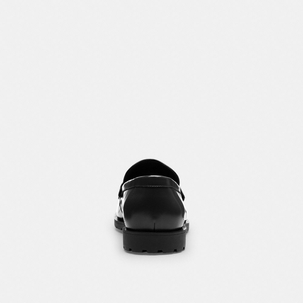 Coach Reagan Penny Loafer Black