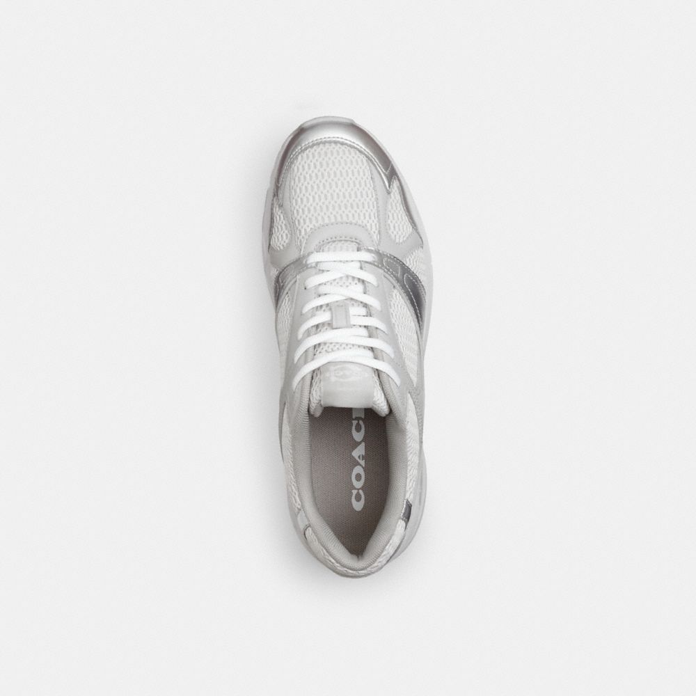 Men's Coach Sport Sneaker Light Grey Optic White