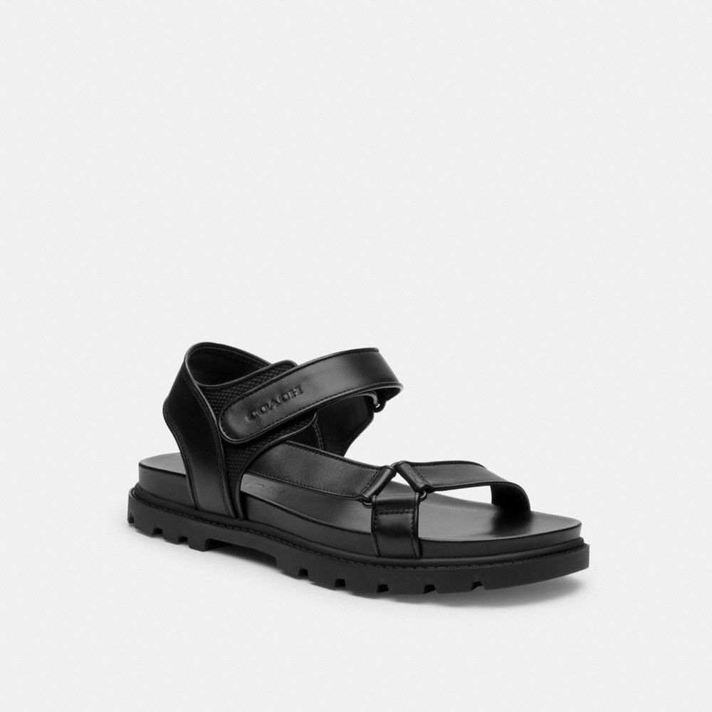 Coach Sport Sandal Black