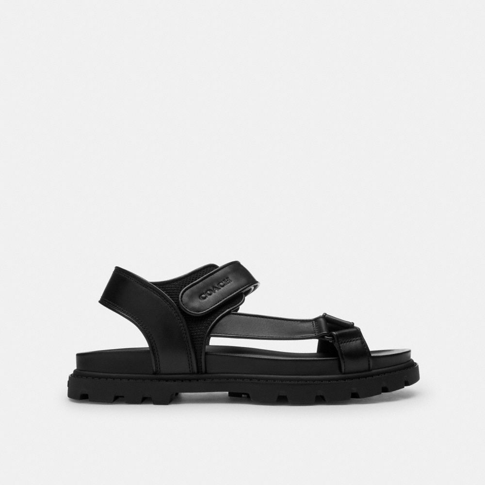 Coach Sport Sandal Black