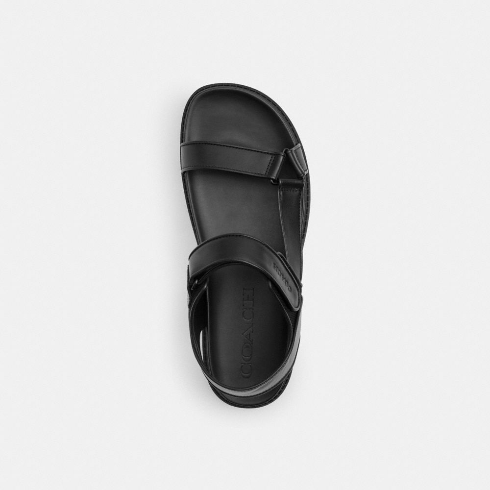 Coach Sport Sandal Black