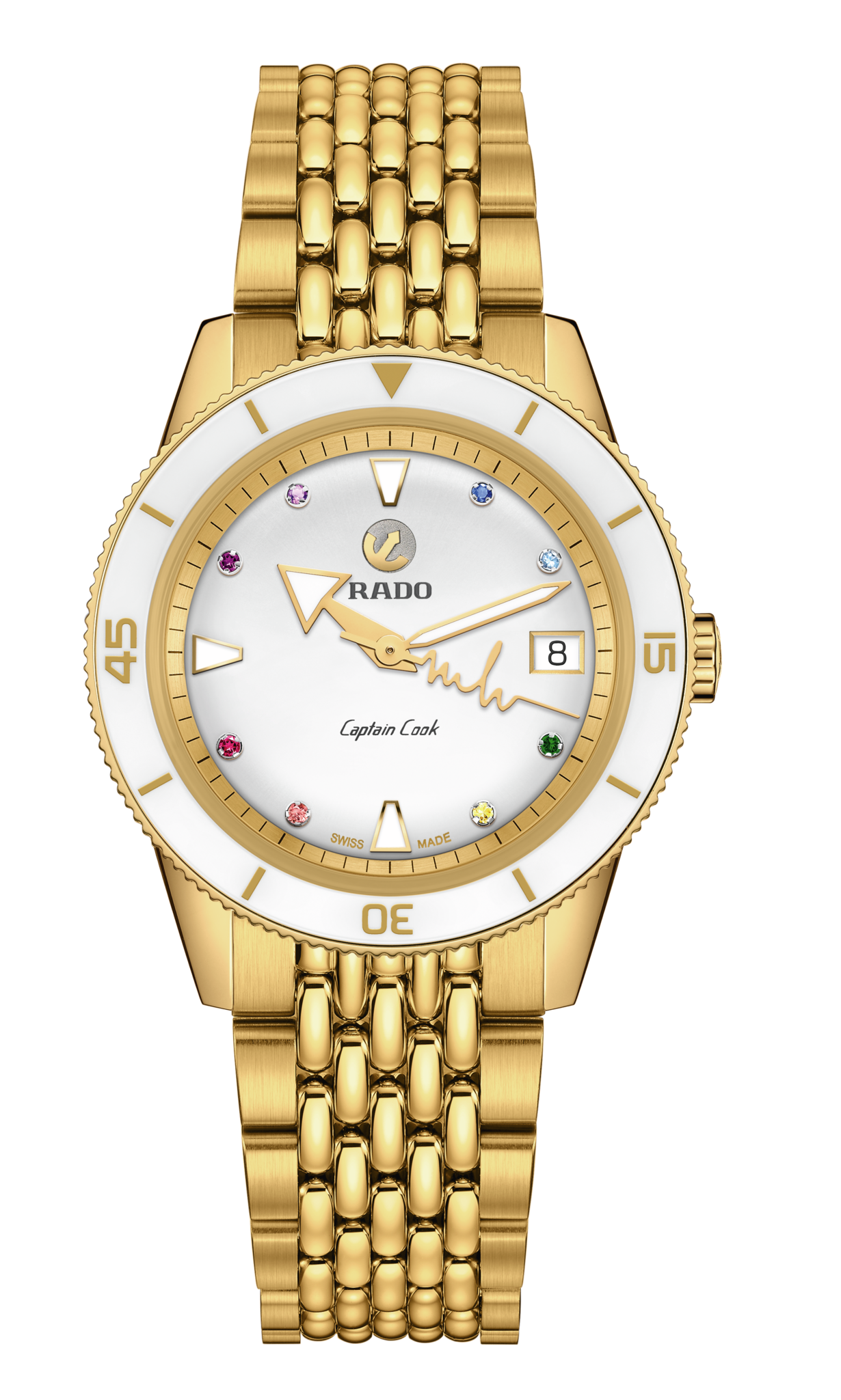 Rado Captain Cook X Marina Hoermanseder Heartbeat White r32117708