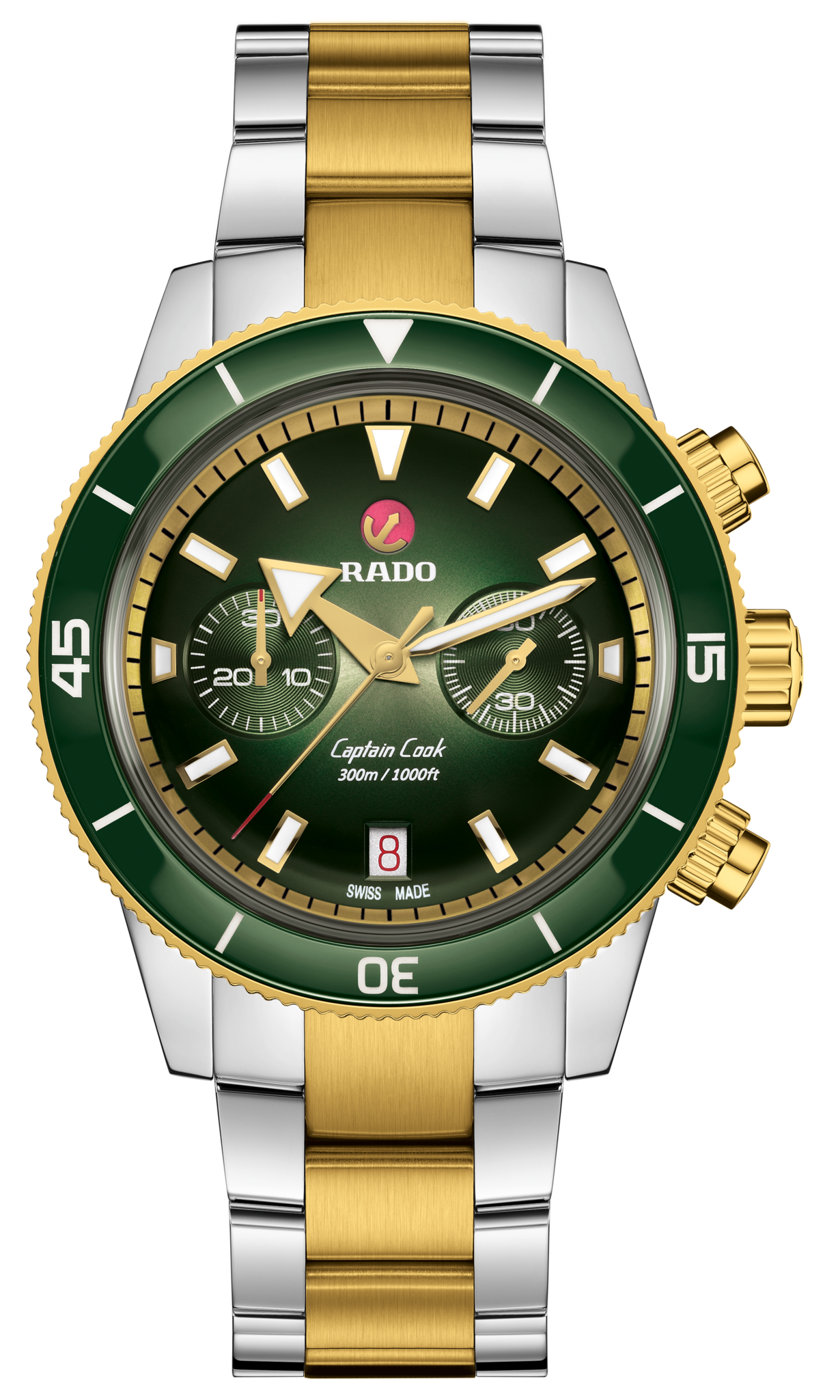 Seiko Rado Captain Cook Automatic Chronograph Black r32151318